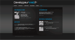 Desktop Screenshot of developpeurweb.fr