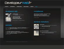 Tablet Screenshot of developpeurweb.fr